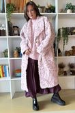 Paloma Dusk Premium Faux Fur Coat Soft Rose /20=